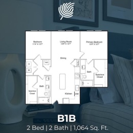 a graphic with a floorplan